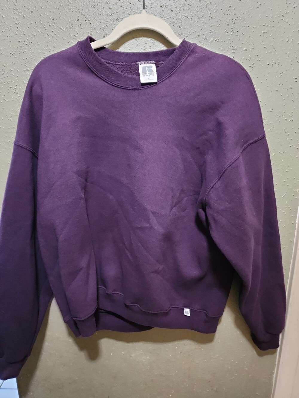 Russell Athletic Purple Crewneck Sweatshirt